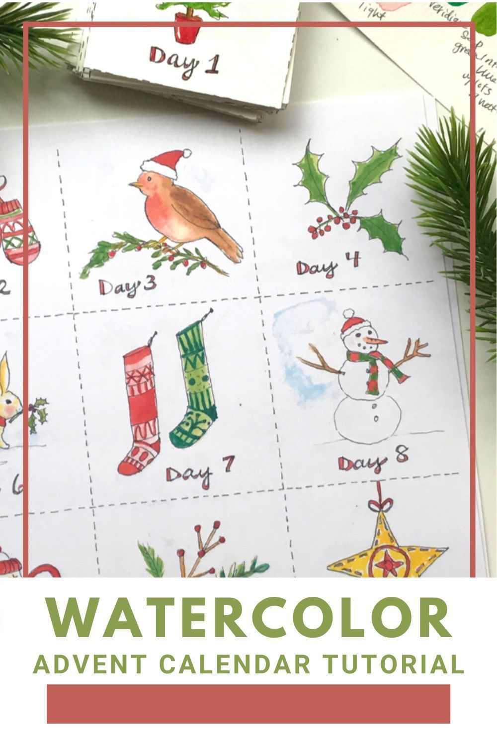 10 Ways To Create A Christmas Calendar Drawing