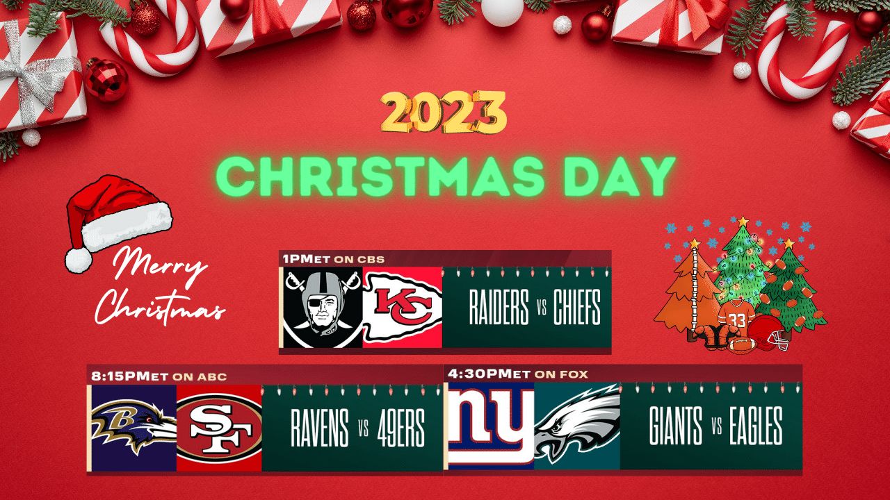 Nfl Games Christmas Day 2024 Schedule And Matchups