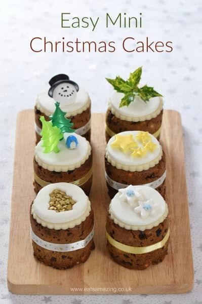 Creative ideas for preparing a Christmas cake tin