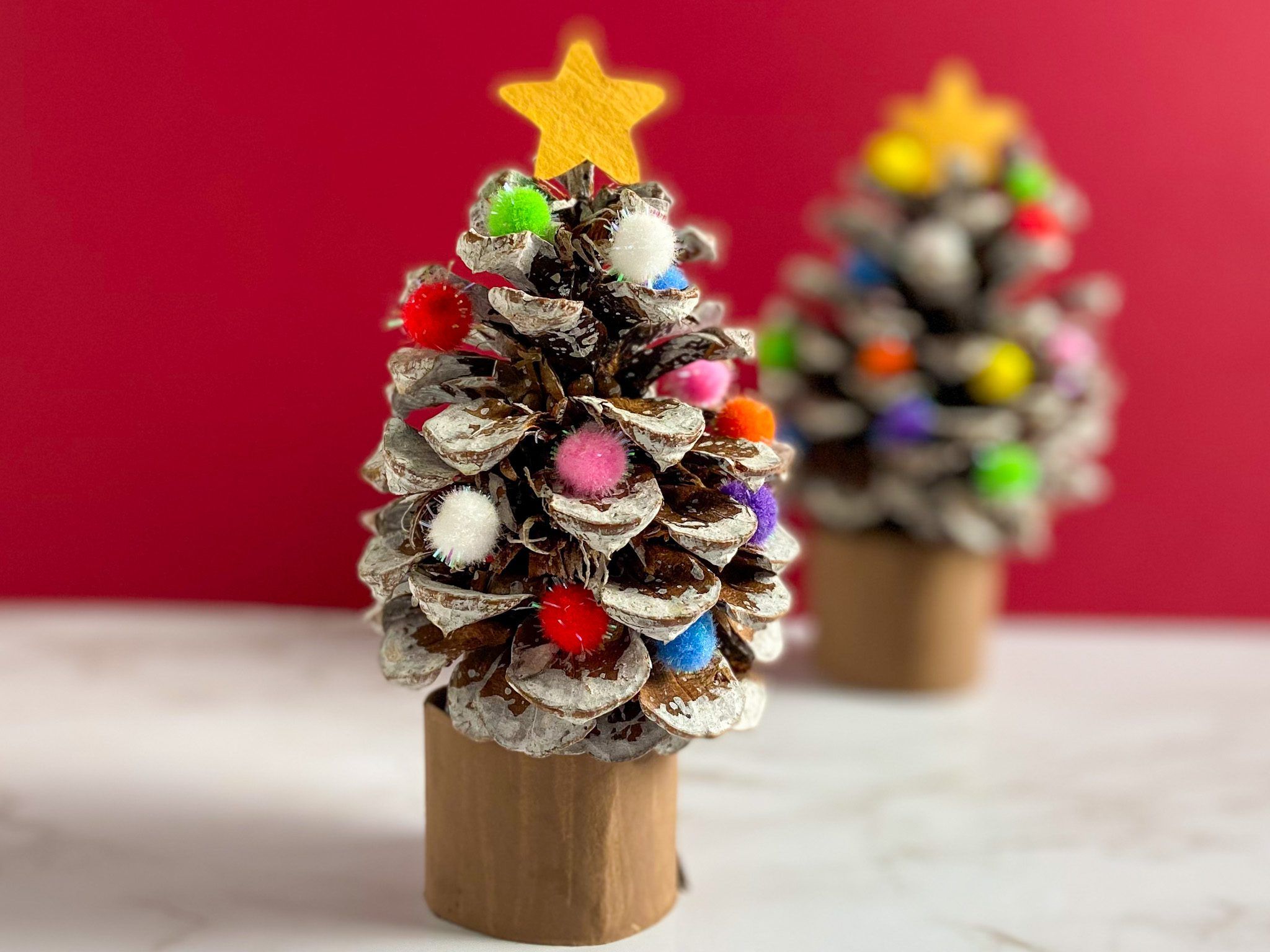 Christmas Tree Ideas with Pinecones