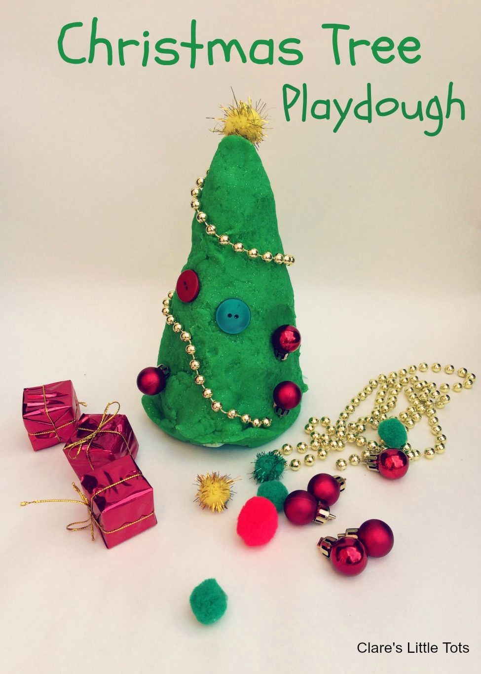 Christmas Tree Playdough Activities