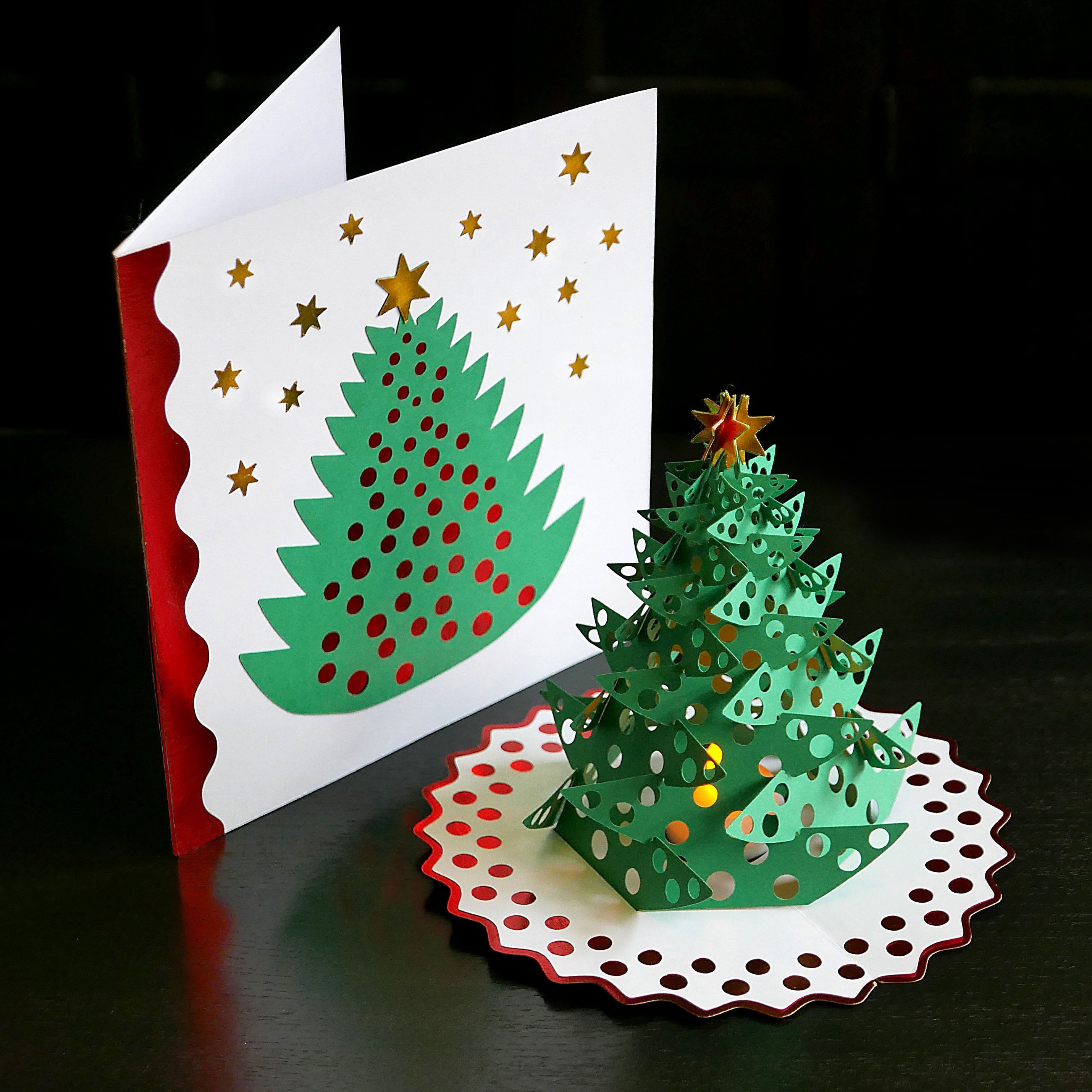 Christmas tree pop-up sample