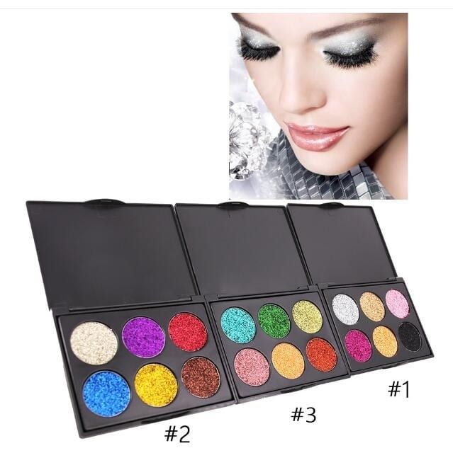 glittering eyeshadows