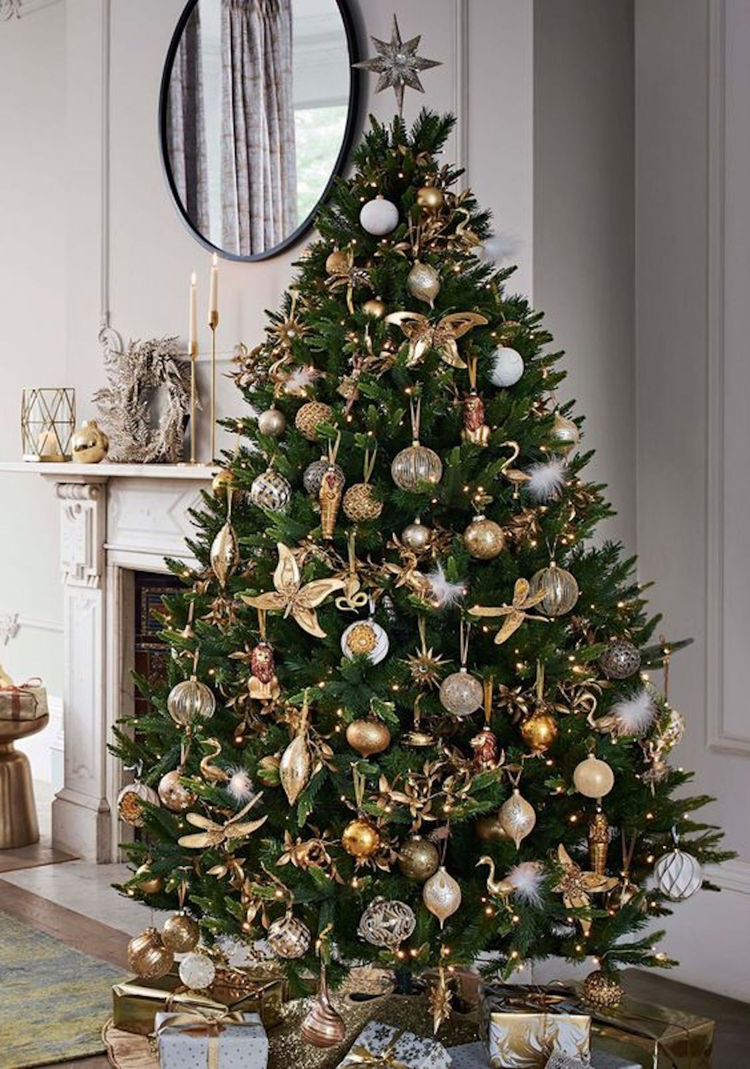 Gold Christmas Tree Ideas