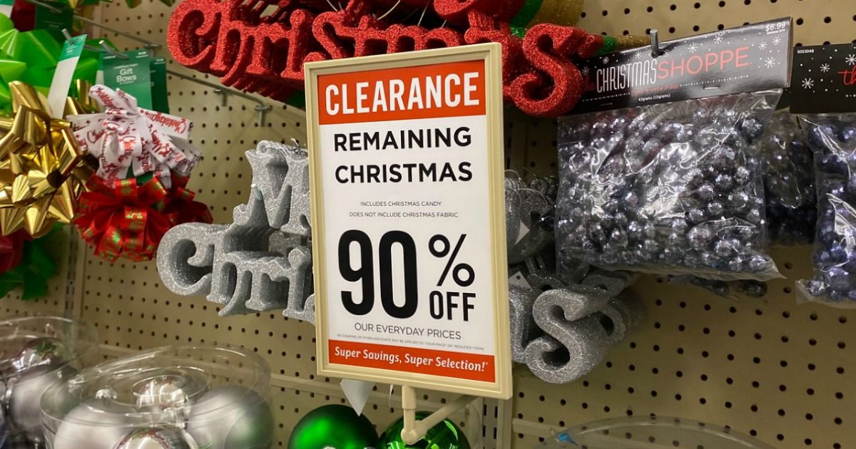 Hobby Lobby Christmas Sale Discounts