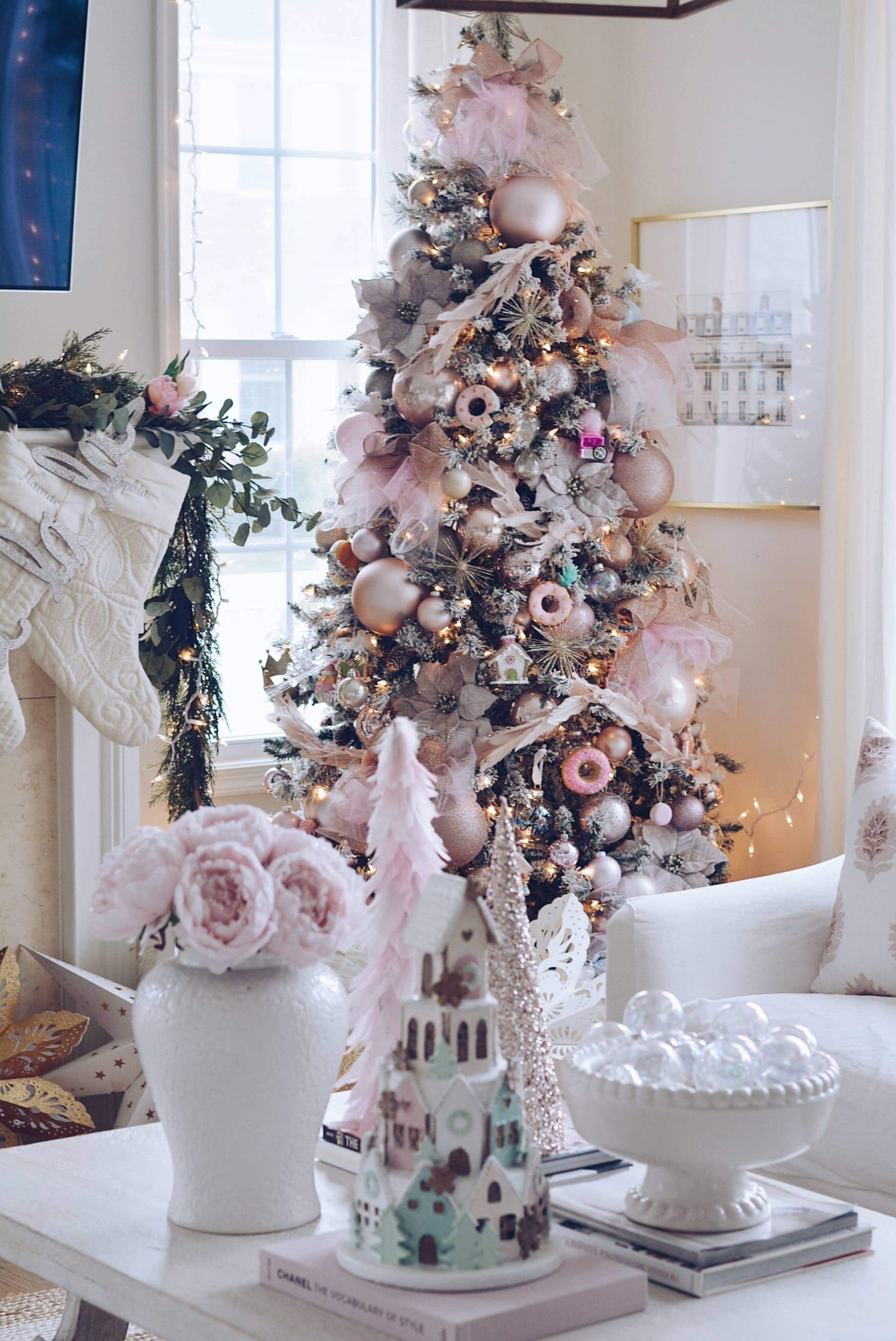 Pink Christmas Tree Decoration Ideas