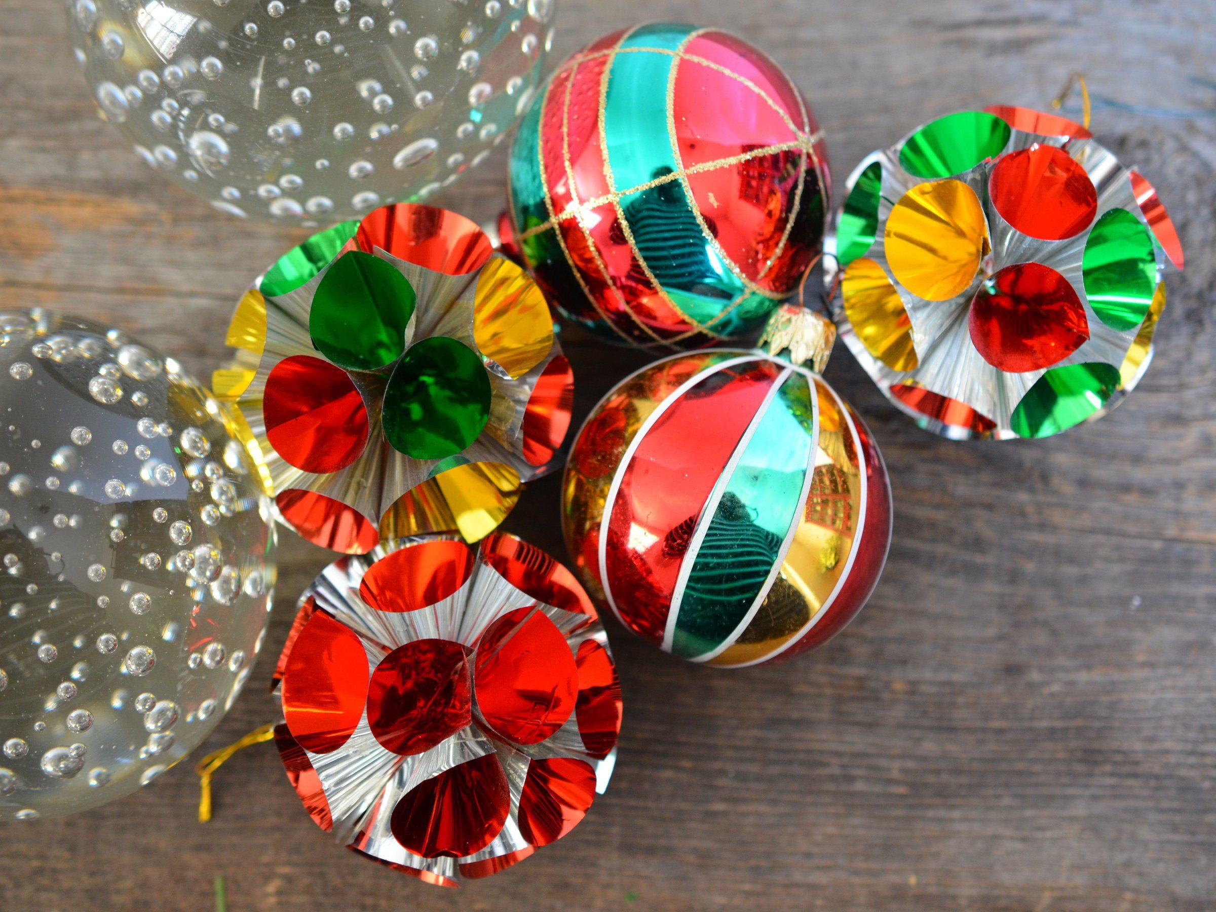 Retro Christmas Ornaments