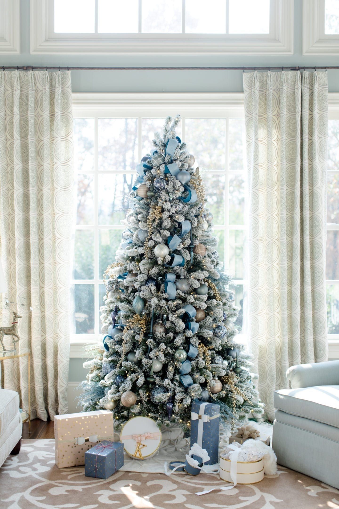 Blue Christmas Tree Inspiration