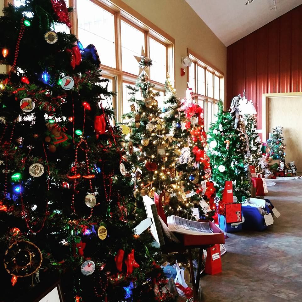 Christmas Tree Decorating Contest Entries