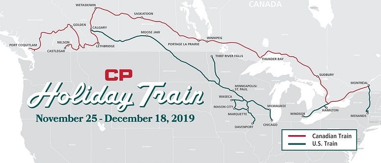 Holiday Train Scenic Route