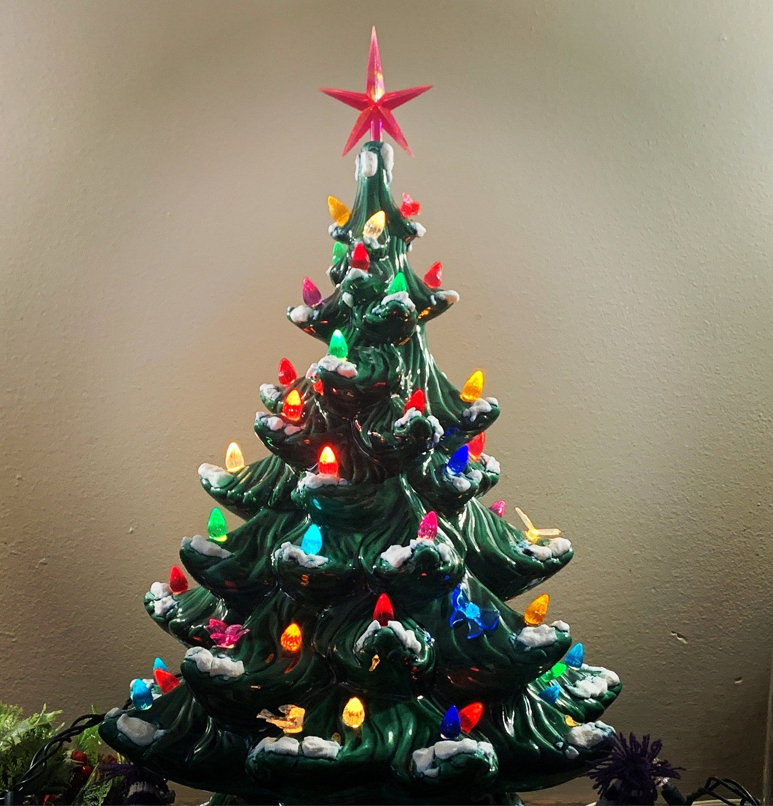 Ceramic Christmas Tree Lights