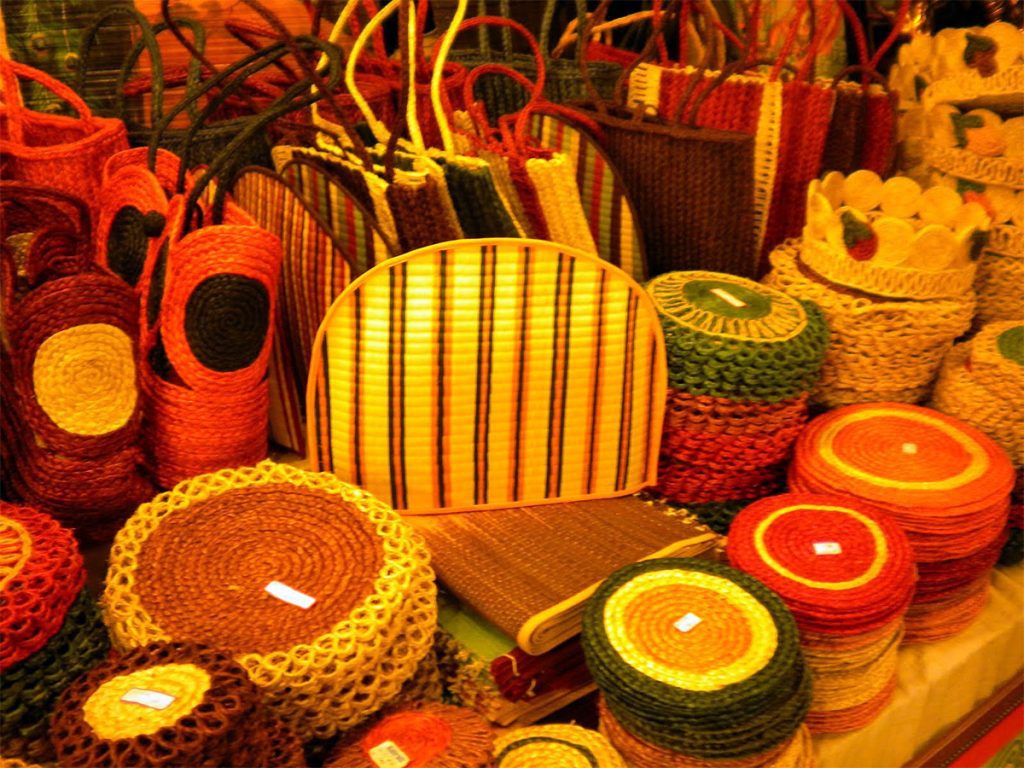 Local goods and handmade crafts