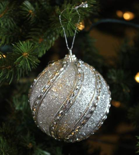 Silver Christmas Tree Ornaments