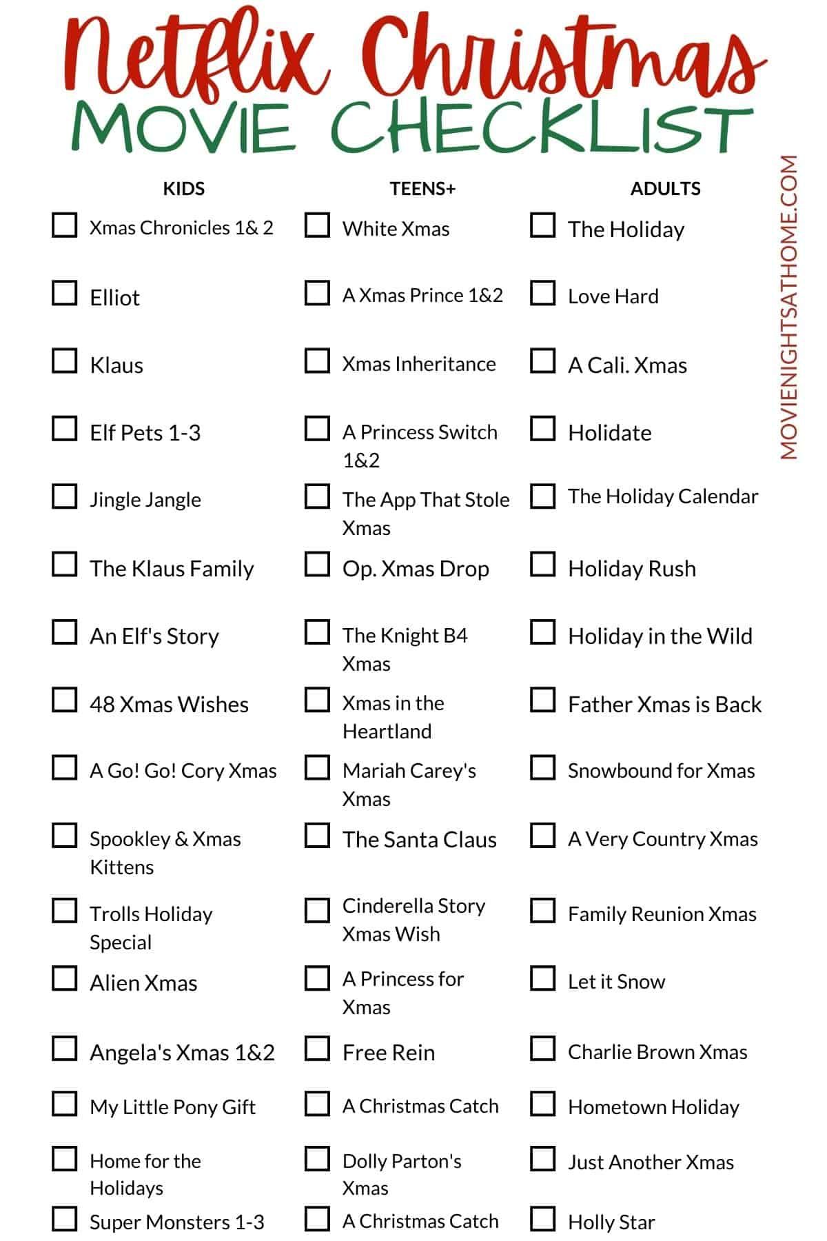 Christmas Movies on Netflix 2024