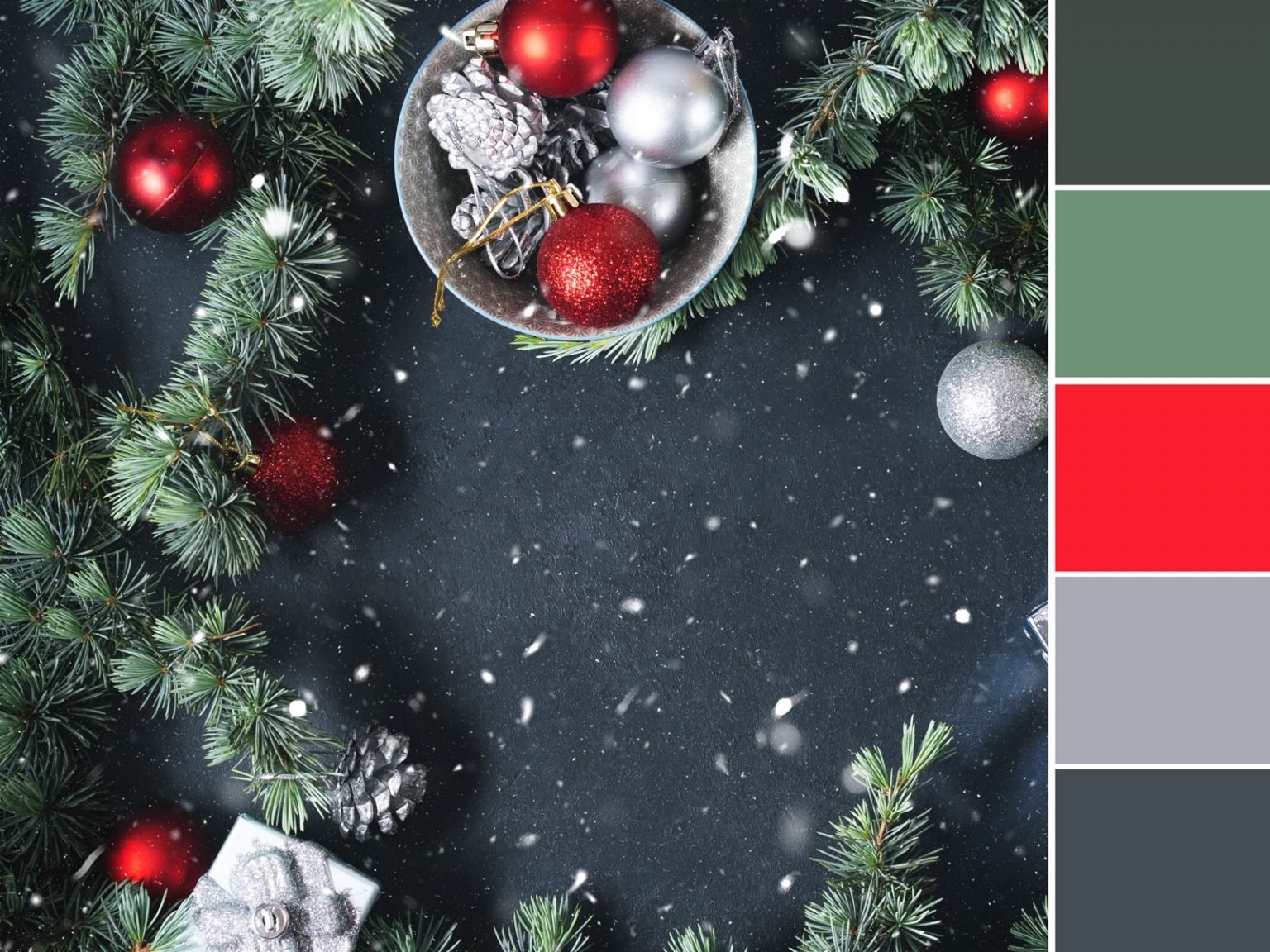 Christmas Color Trends Metallic