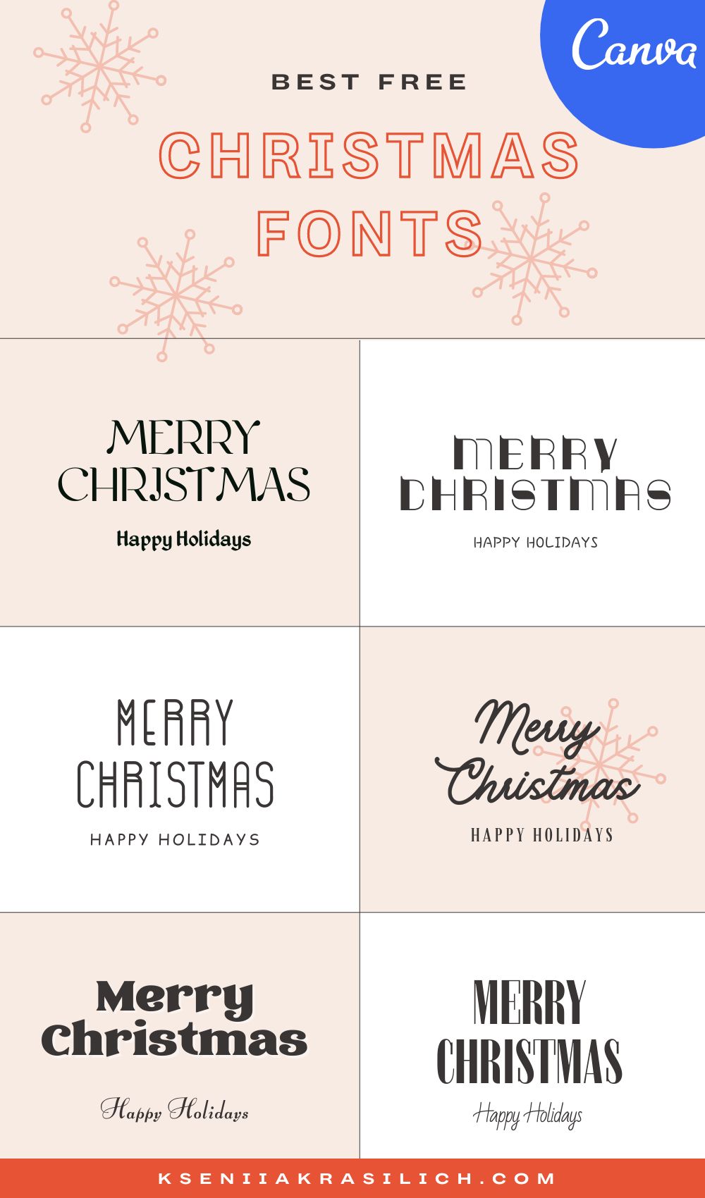 Christmas Fonts Design