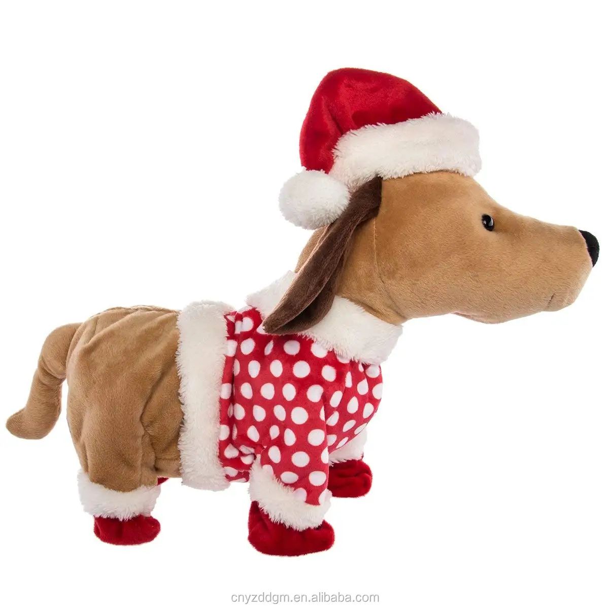 Christmas Dog Plush Toy Images