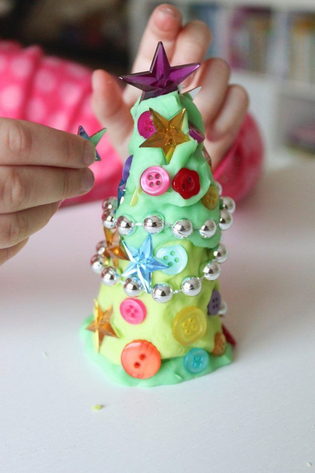 Christmas Tree Playdough Recipes