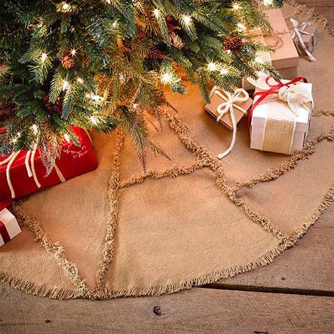 Rustic Christmas Tree Skirt DIY Projects