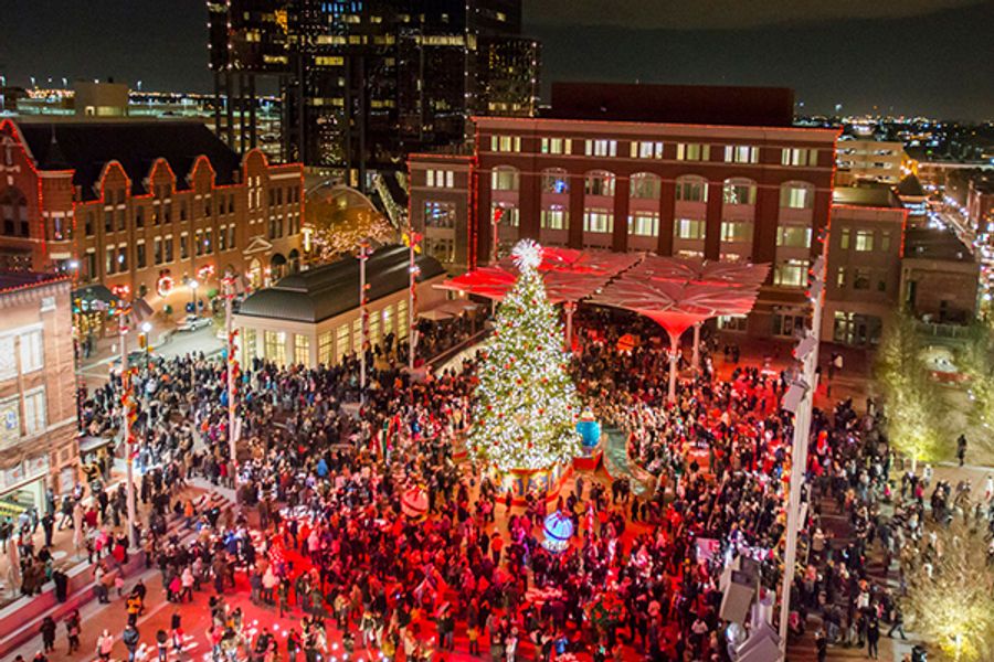 Sundance Square Christmas Tree Lighting Ceremony