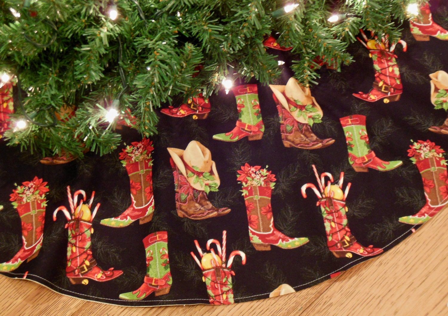 Western Christmas Tree Skirt Patterns