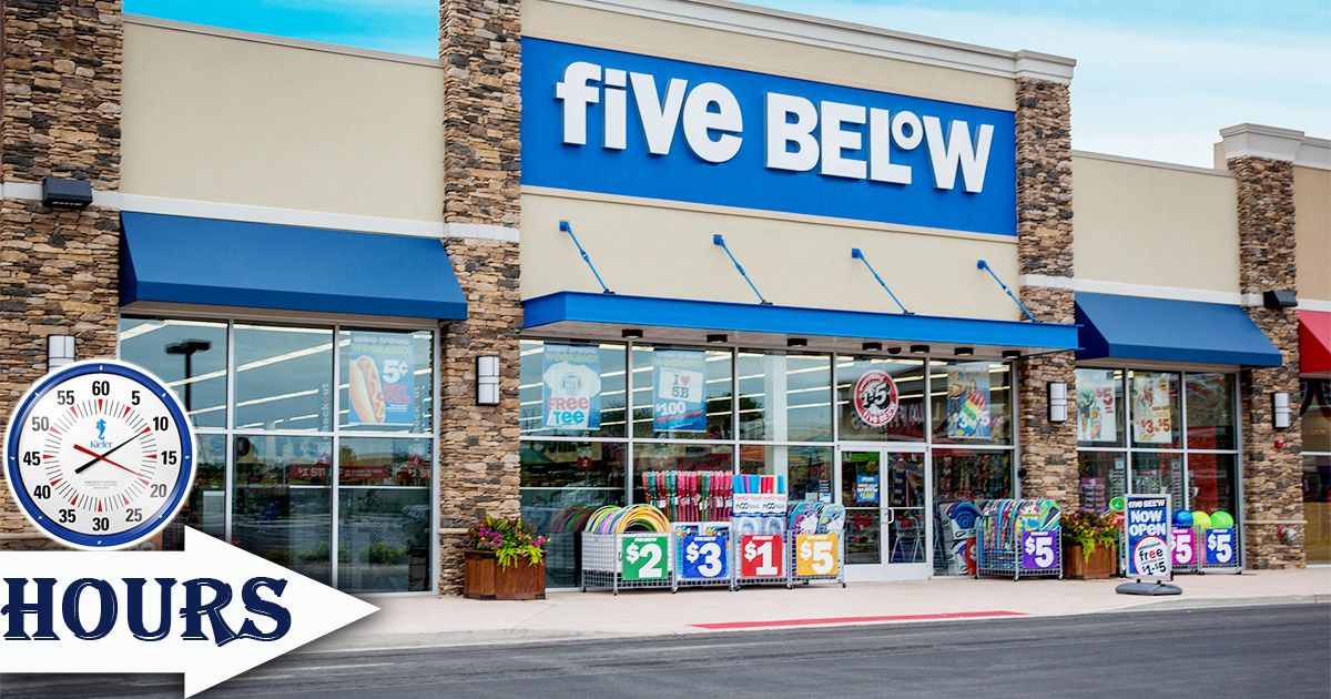 Five Below Holiday Hours