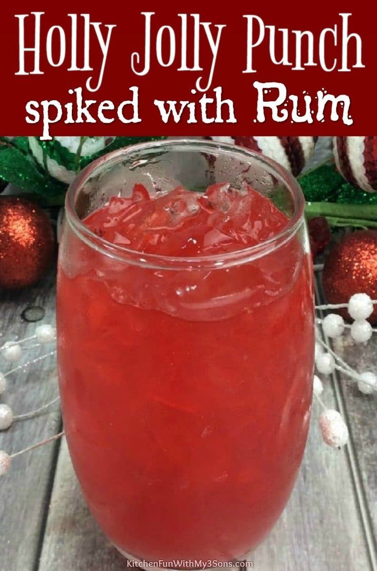 5 Easy Christmas Holiday Spiked Punch Recipes