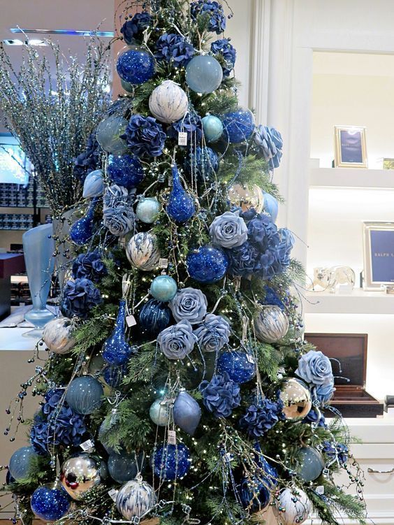 Blue Christmas Tree Styles