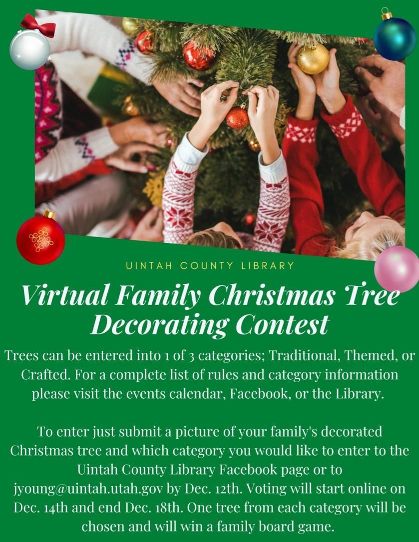 Christmas Tree Decorating Contest Prizes