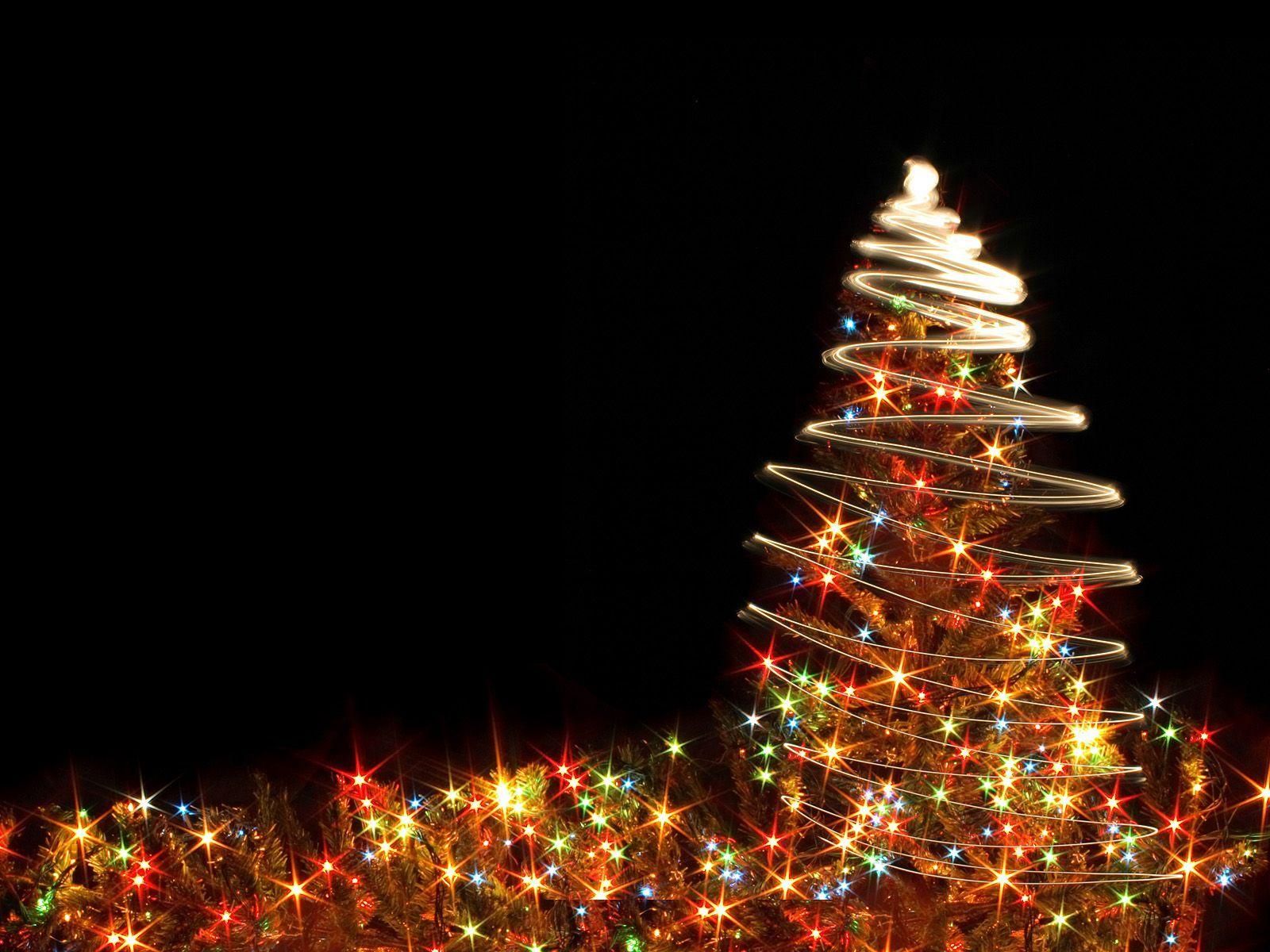 Christmas Tree Lights Wallpaper Pictures