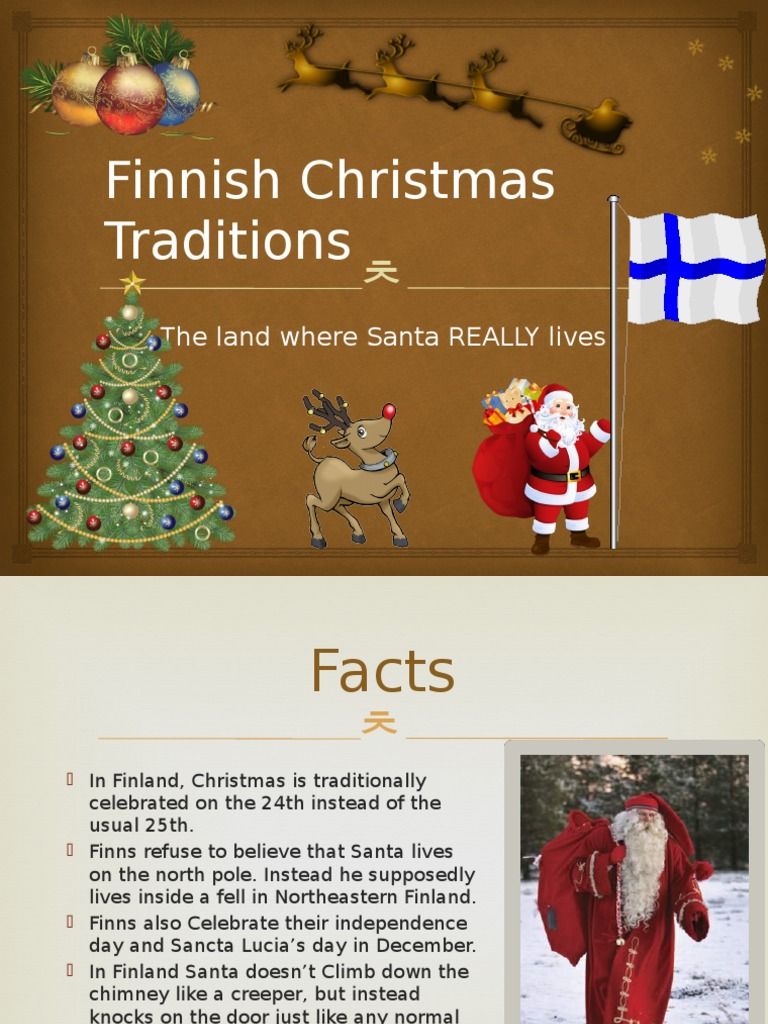 Finnish Christmas Traditions