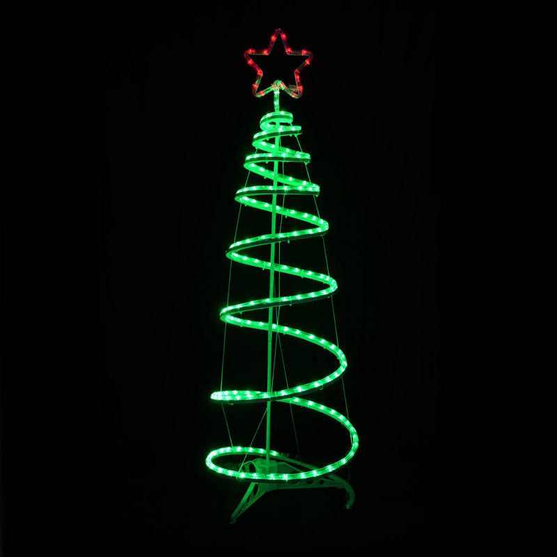 7 Ideas For Lighted Spiral Christmas Trees