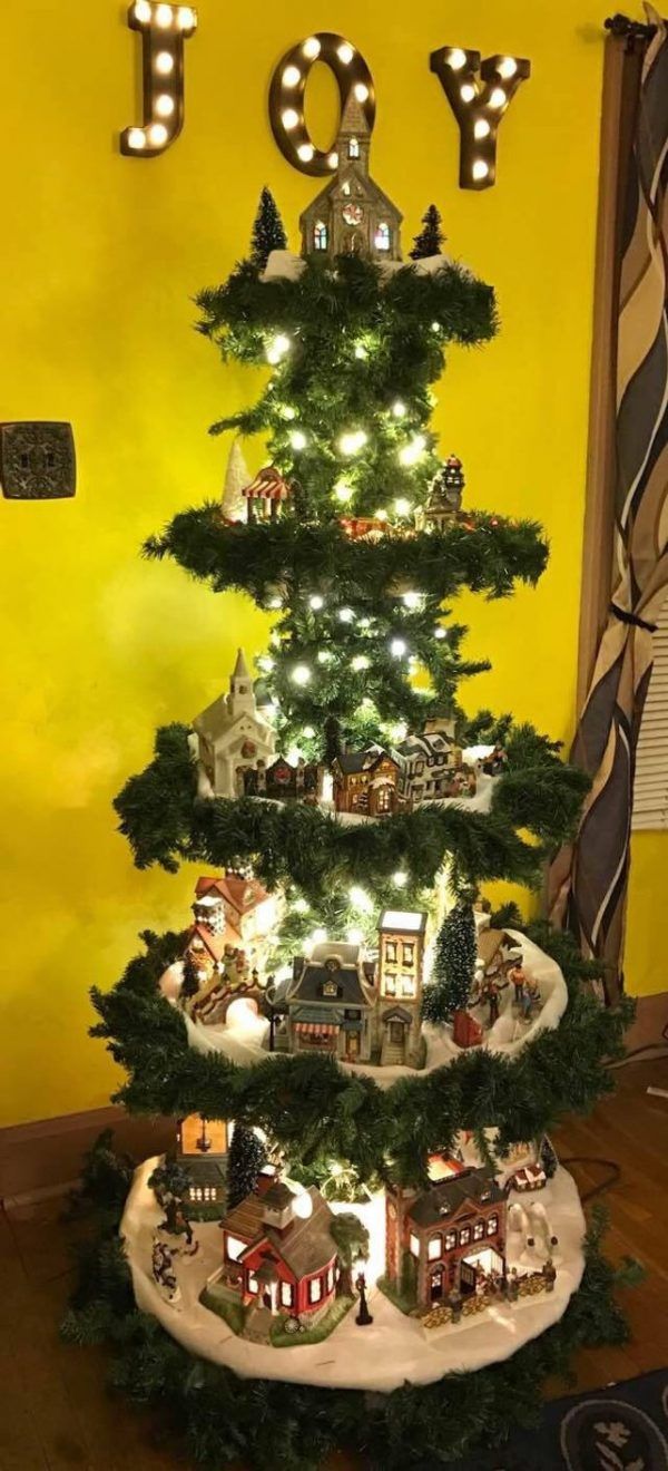 7 Magical Ways To Create A Christmas Tree Village Display