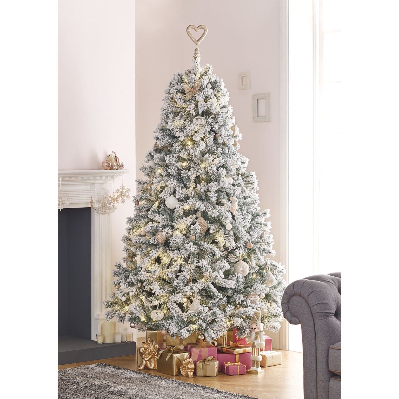 7 Ways To Decorate A Frosted Pre Lit Christmas Tree