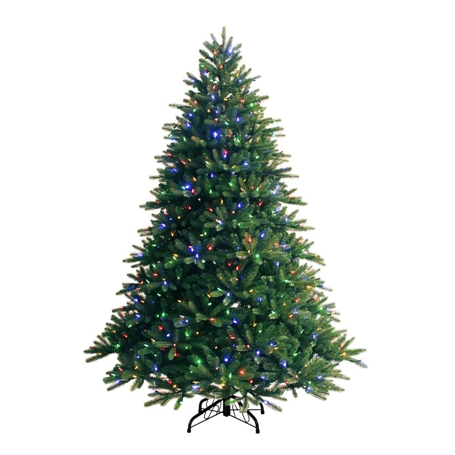 7.5 ft. Pre-Lit LED Christmas Tree with Color-Changing Lights