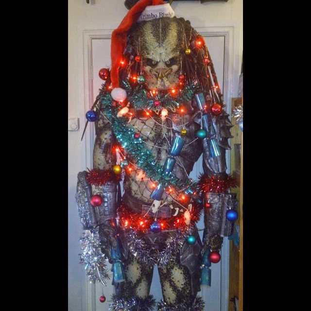 Predator Christmas tree decorations