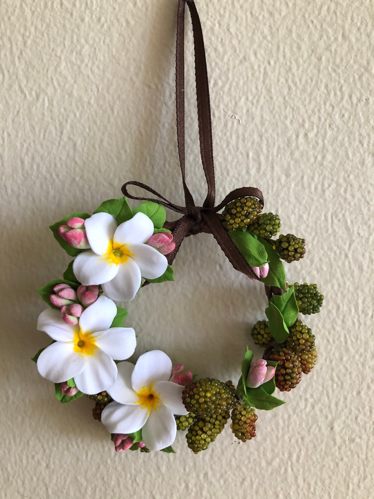 Hibiscus and Plumeria Christmas Tree Decorations