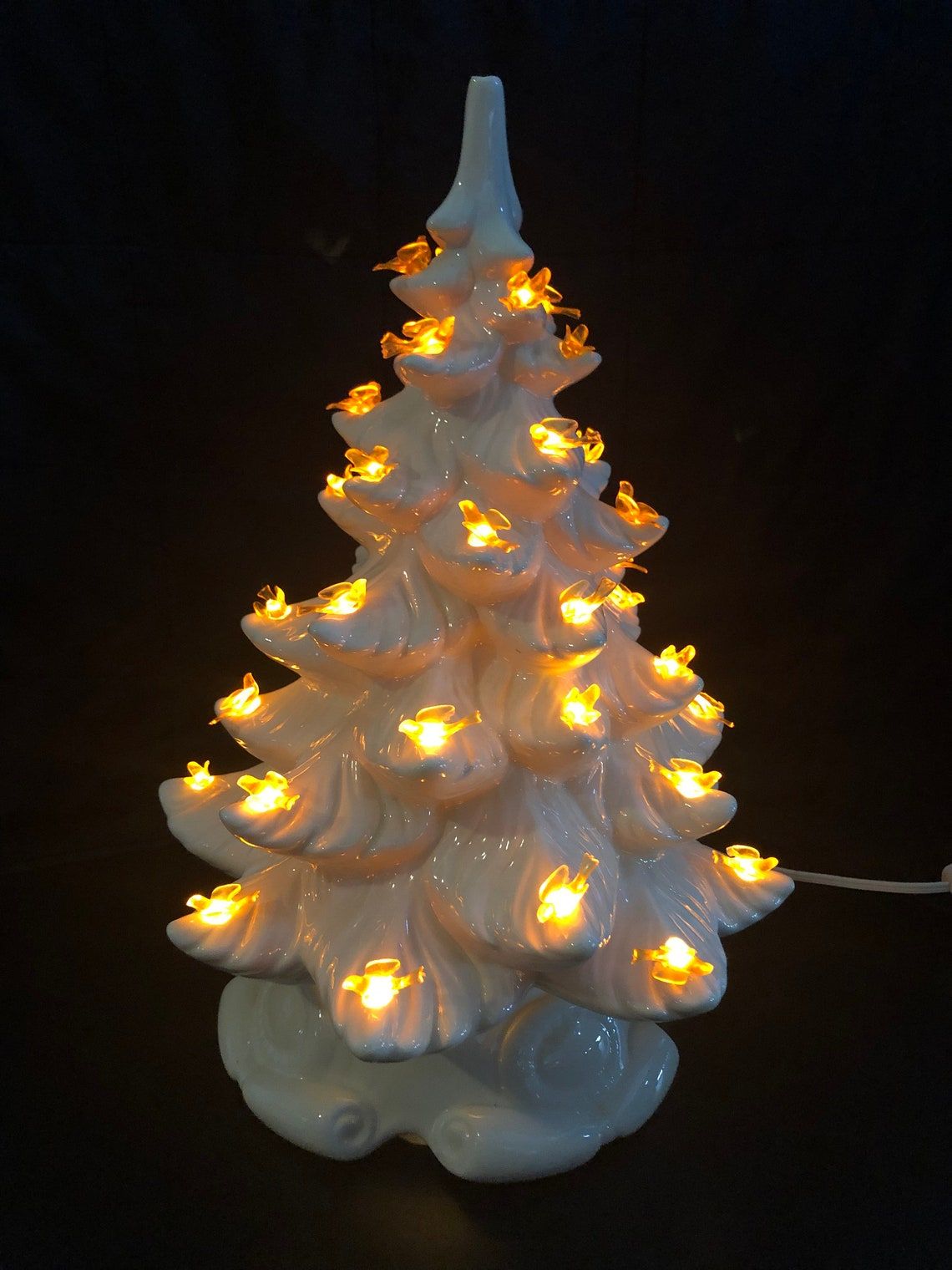 Picts of Vintage Ceramic Christmas Trees