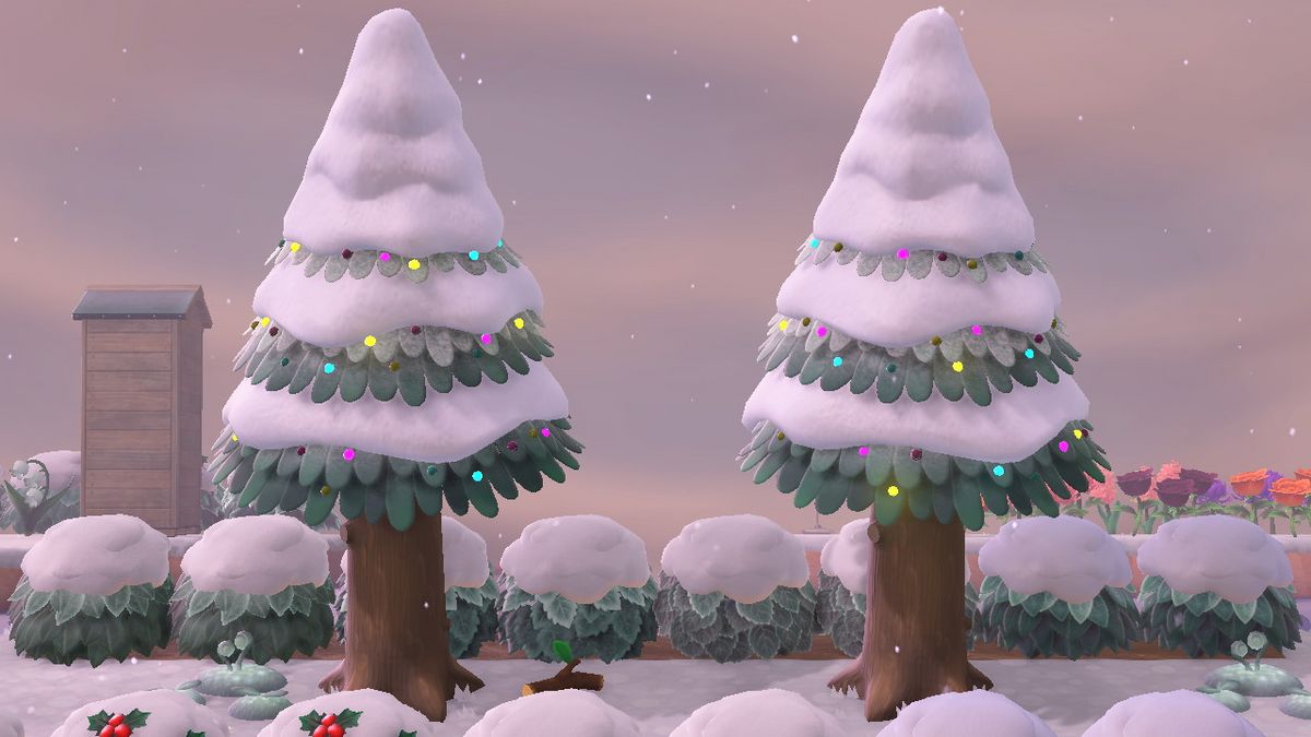 Animal Crossing Christmas Tree Inspiration