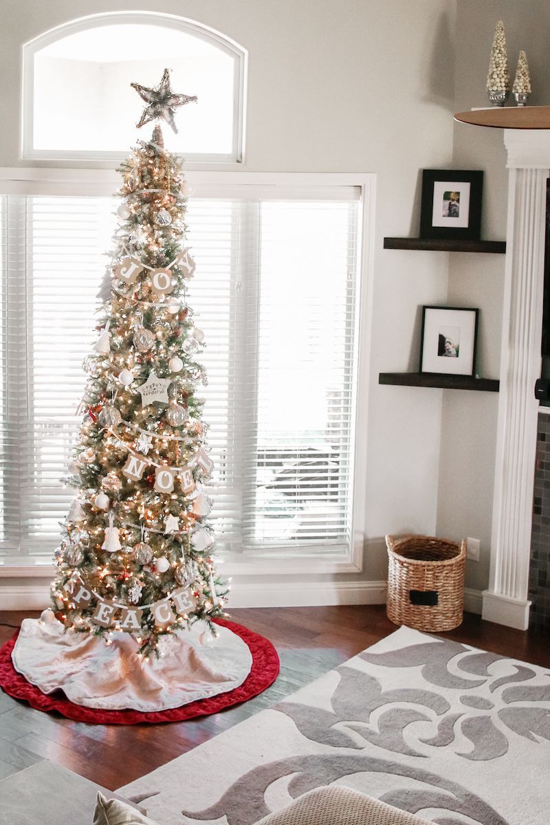 @Best Slim Pencil Christmas Tree Decorating Ideas