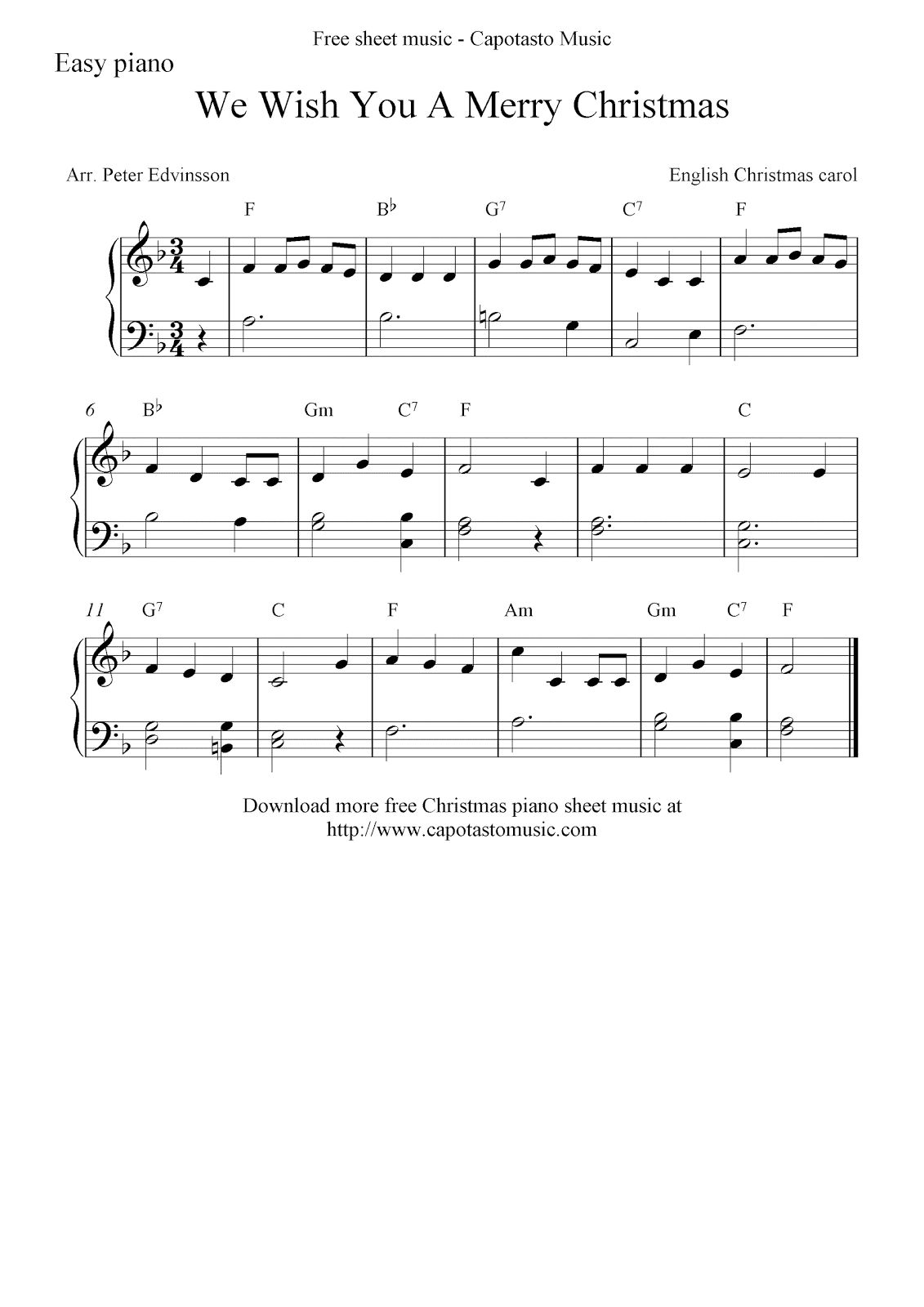 Christmas Music Notes