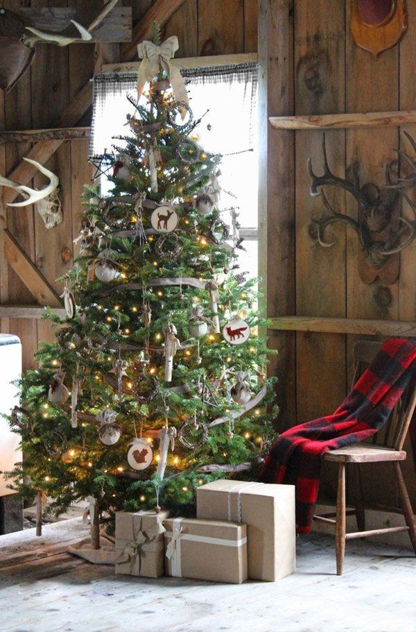 Best Rustic Christmas Tree Decoration Ideas