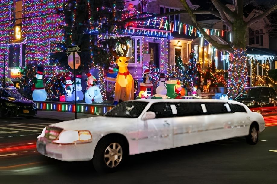 Festive Christmas Lights Limousine Tour