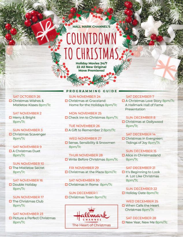 Christmas Movies List 2019