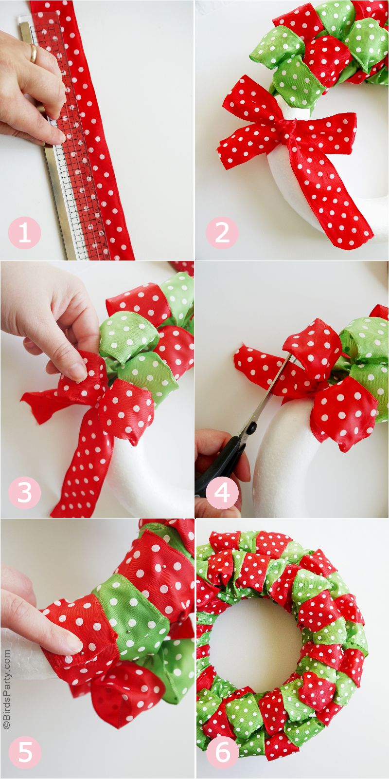 Christmas Ribbon Decorations