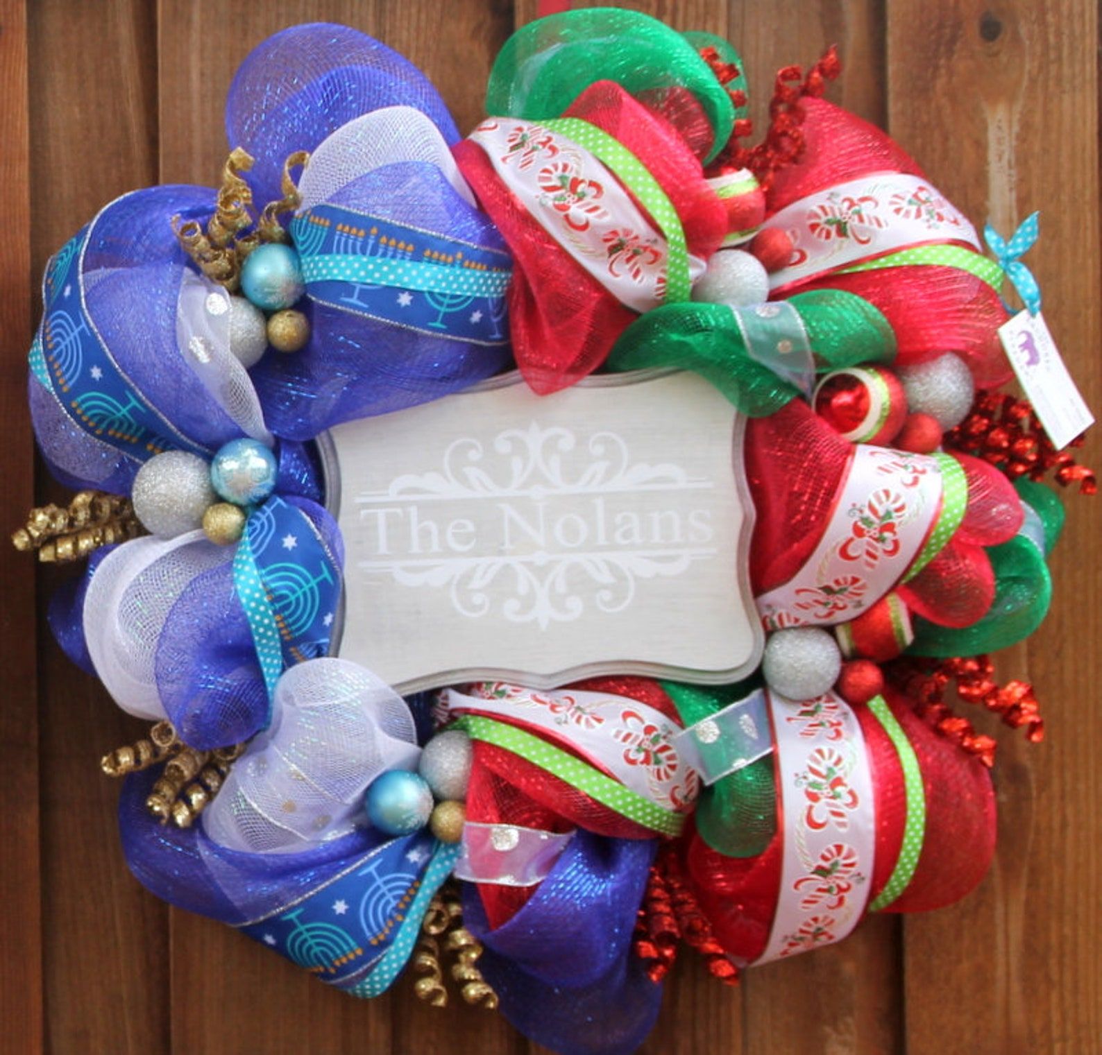 Hanukkah Christmas Wreath