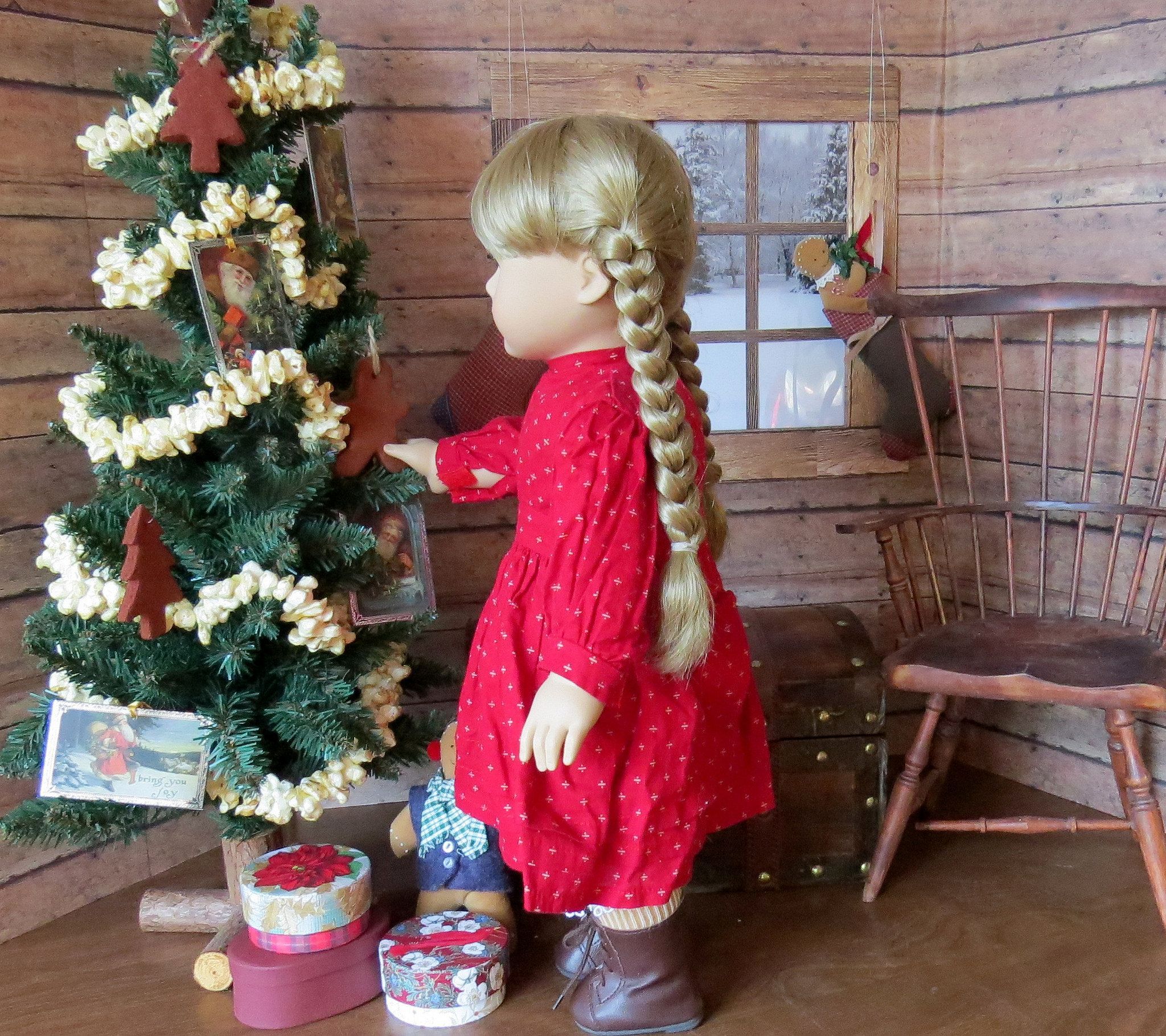 American Girl doll Christmas tree vintage