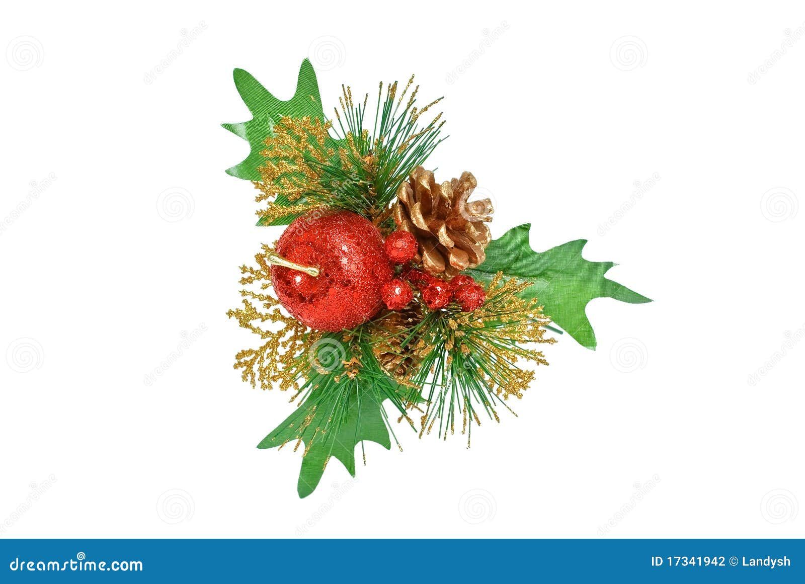 Apple and Pinecone Ornaments