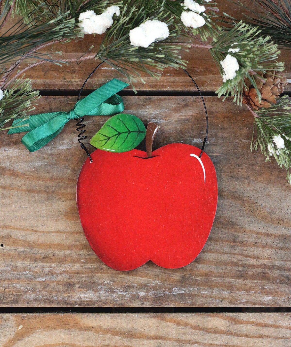 Apple and Twig Ornaments