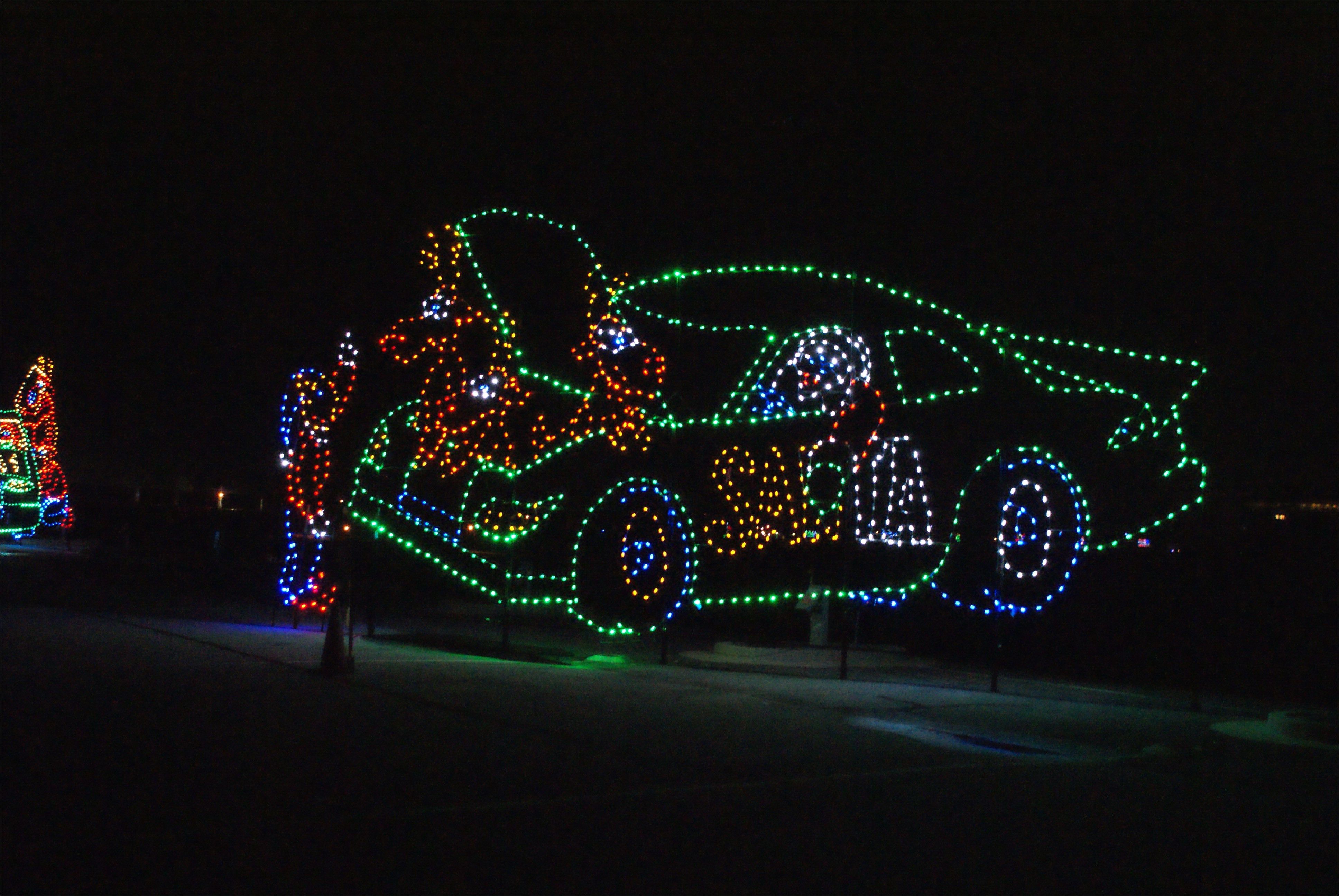 Atlanta Motor Speedway Christmas Lights Night